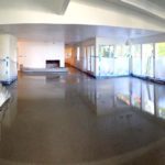 Remodeling a Residence with concrete overlay flooring