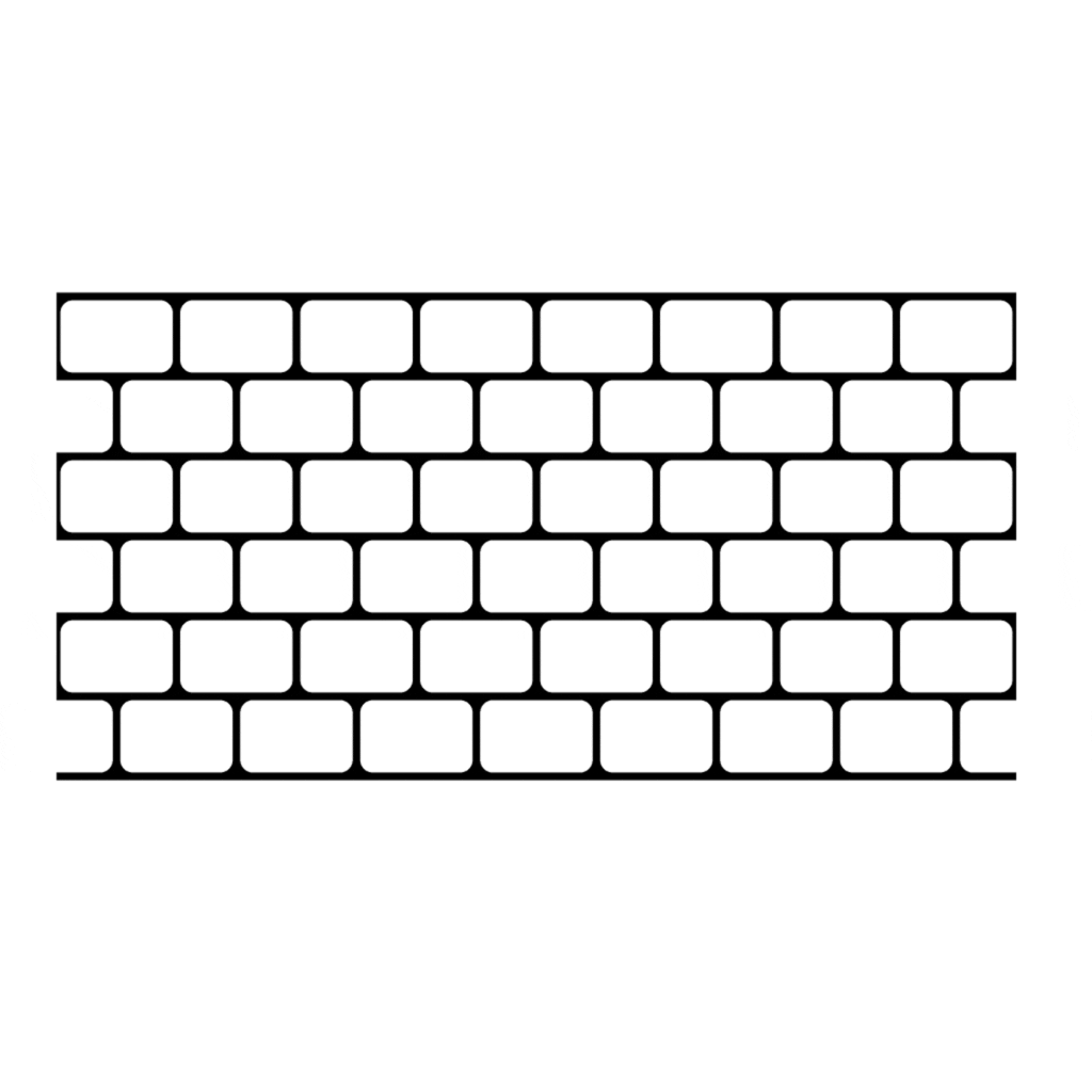 Cobble Brick Concrete Stencil Duraamen