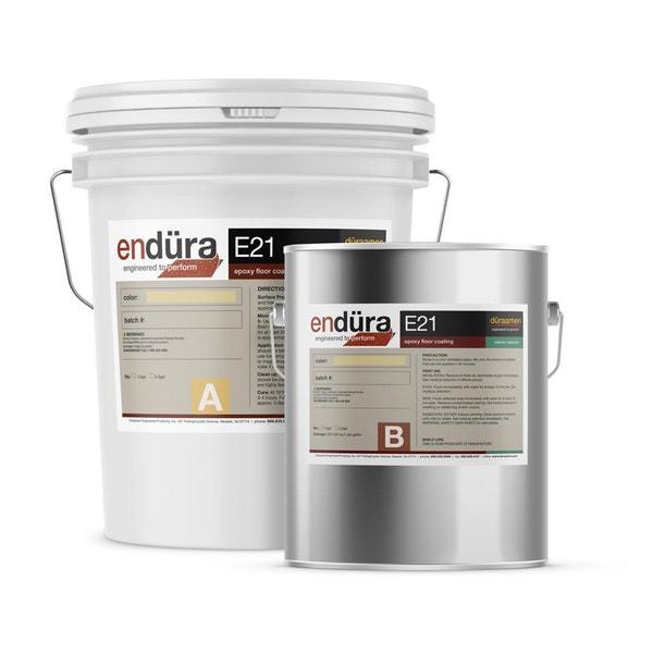 Endura E21 Garage Floor CoatingnbspEndura E21 DIY SelfLeveling Epoxy Garage Floor Coating | Duraamen Engineered Products Inc