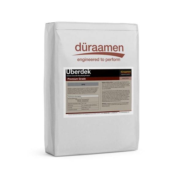 Uberdek is exterior grade concrete resurfacing product It is used to renew existing concrete driveways patios and pooldecks Uberdek Concrete Resurfacing for driveways pool decks | Duraamen Engineered Products Inc