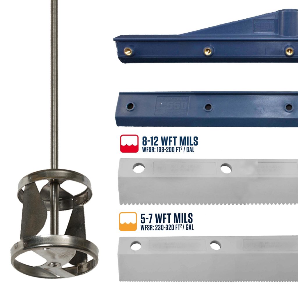 tool kit for epoxy coatings