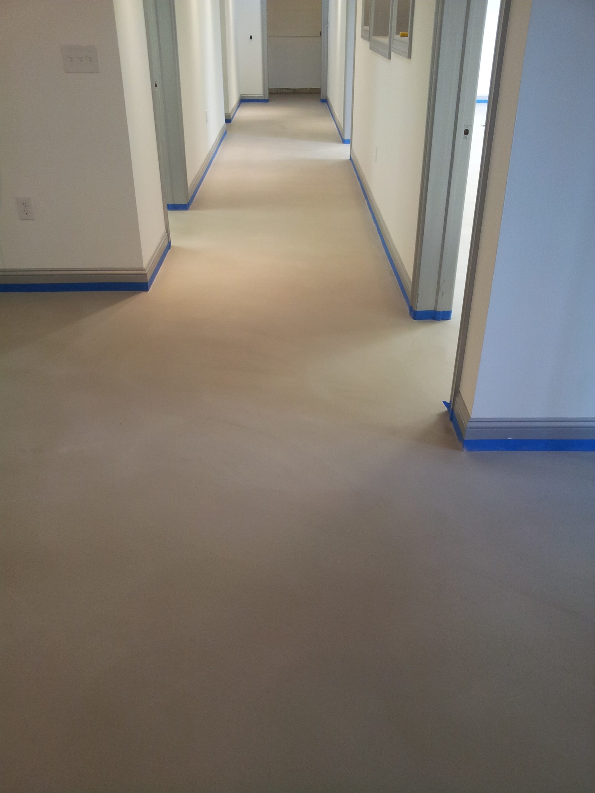Poured Cement Floor Param 500 Poured cement flooring at Cressi showroom in Saddle Brook NJ | Duraamen Engineered Products Inc