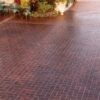Stenciled Concrete flanders weave patio pattern Flanders Weave Concrete Stencil | Duraamen | Duraamen Engineered Products Inc