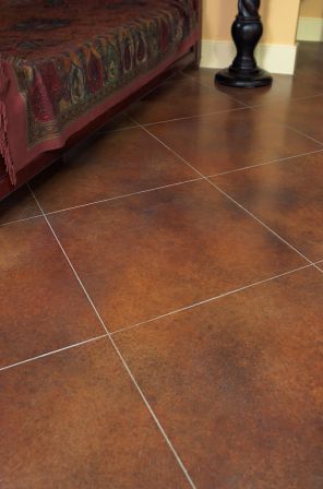 Acide Stain How To Make Concrete Floors look like large tiles | Duraamen Engineered Products Inc