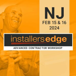 Installers Edge 2-Day Contractor Concrete Floor Workshop Cranbury, NJ, February 16-16, 2024