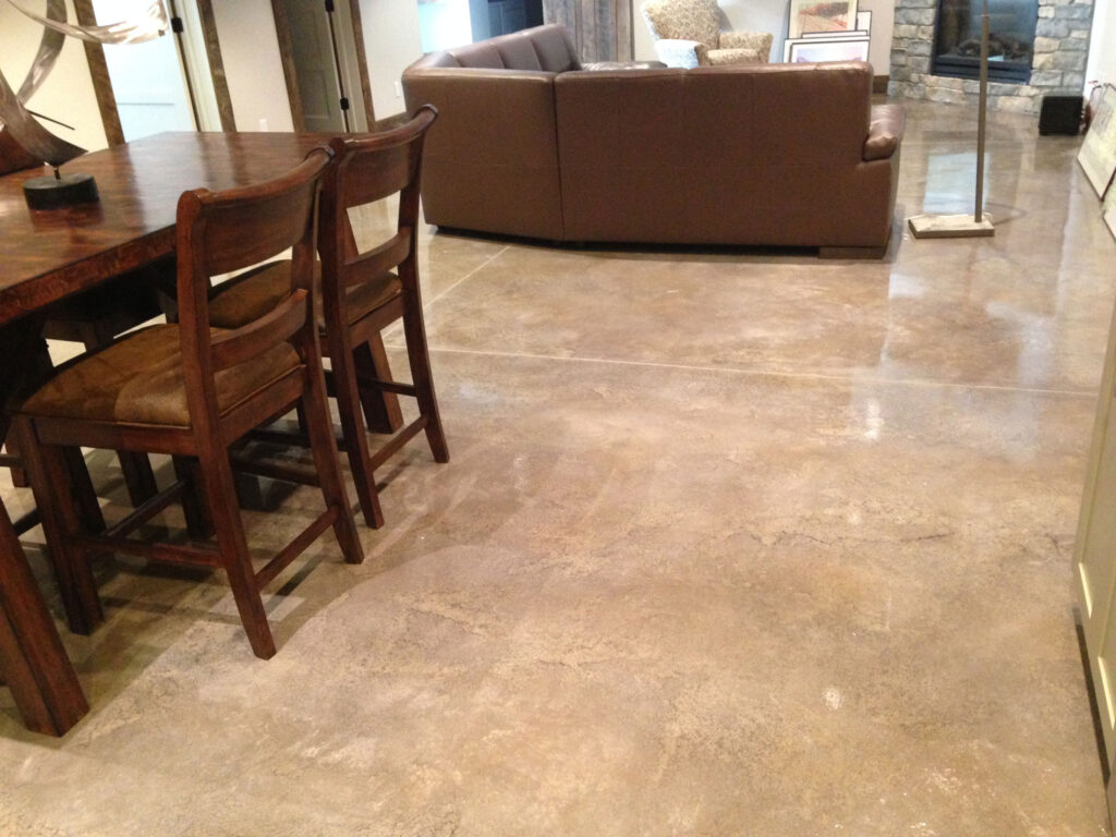 Image of new concrete floor coating or overlay-Concrete Coatings Unlimited, MN