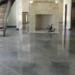 Polished Concrete in a Residence in Dallas