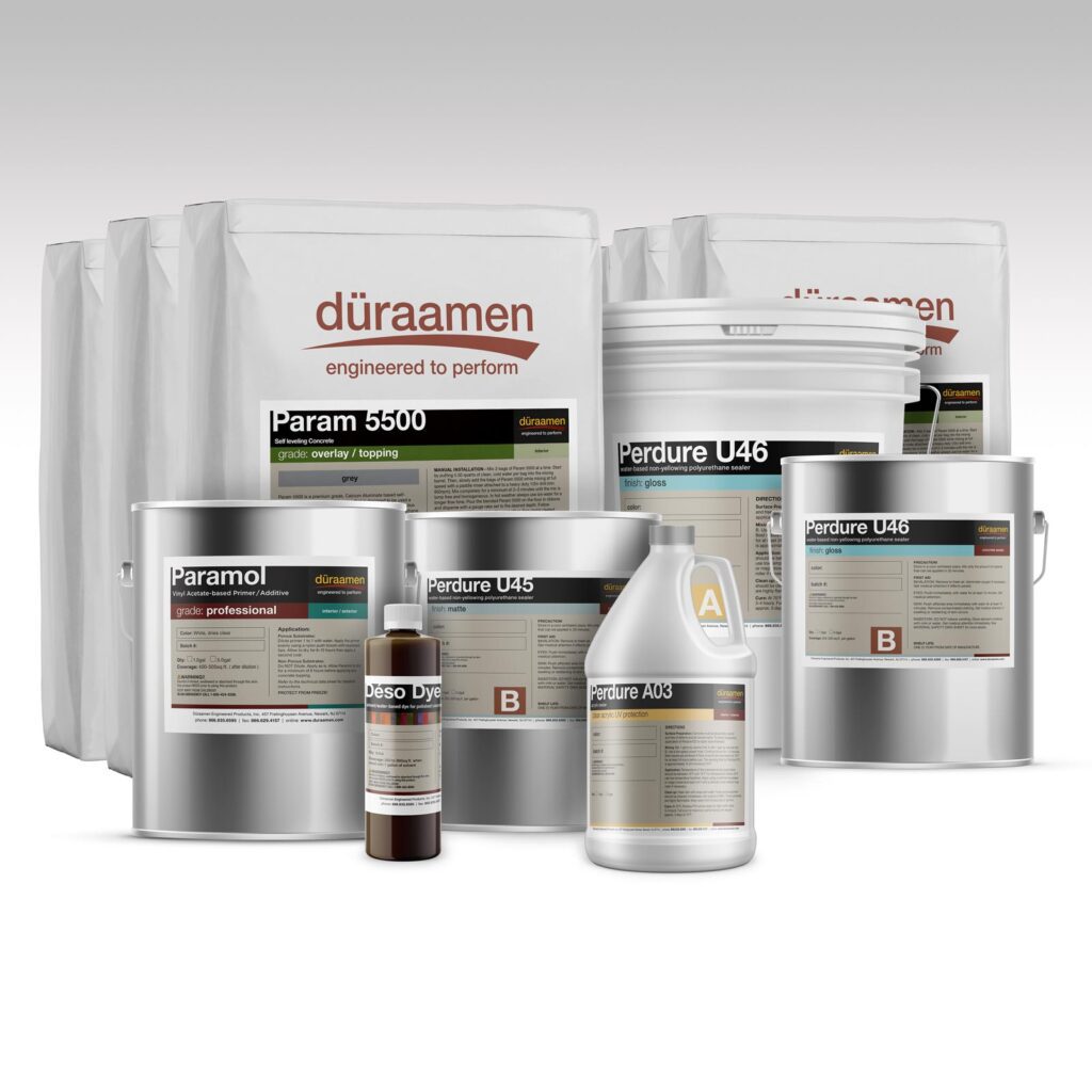 Param 5500 Selfleveling Polished Concrete Topping by Duraamen