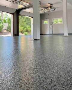 Resin Chip Epoxy Garage Floor by Duraamen 01