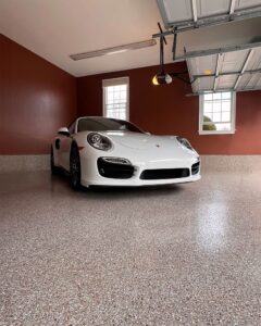 Resin Chip Epoxy Garage Floor by Duraamen 02