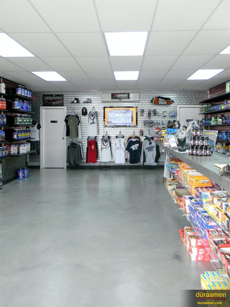A portland based cement concrete overlay from Duraamen was a wise choice for the fitness retailer in Brooklyn, NY.