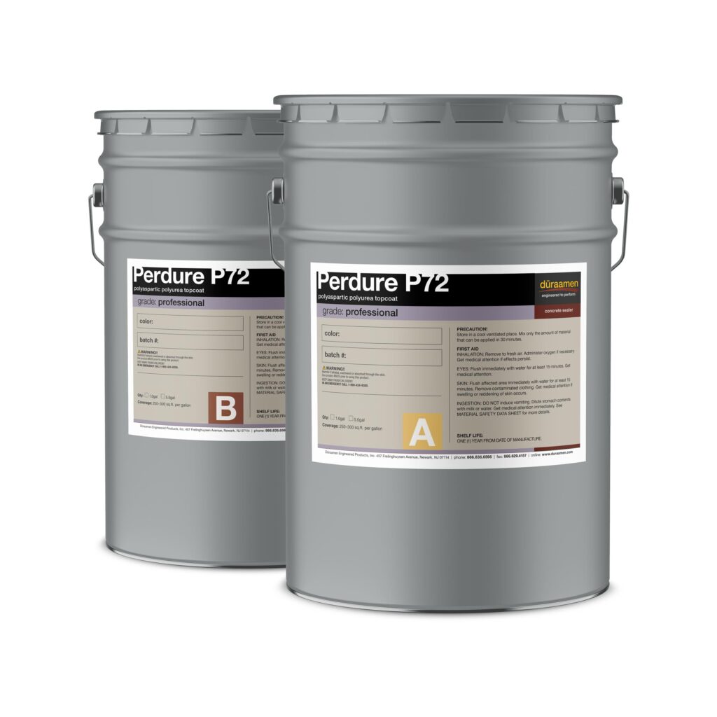 Polyaspartic Coating / Topcoat, Perdure P72 10,0gal, by Duraamen