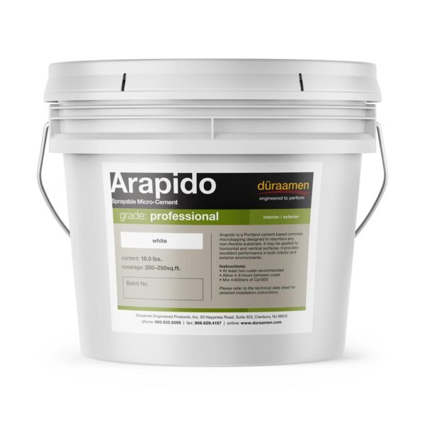  Arapido   Premium Grade Sprayable Microcement | Duraamen Engineered Products Inc