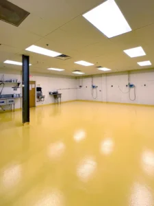 Image 3 | Kraftig by Duraamen is a urethane cement coating for concrete floors. Here it's used for the commercial bakery flooring for Everything Bagel.