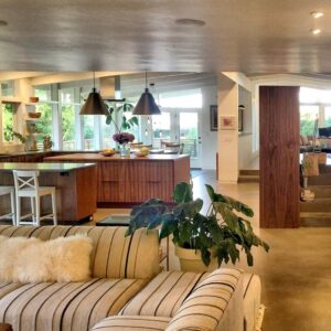 Remodeling a Residence with concrete overlay flooring