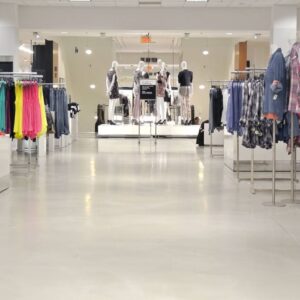 This Short Hills, NJ Bloomingdale’s department store had Düraamen self-leveling concrete flooring installed to help maintain their brand's high-end look and feel.