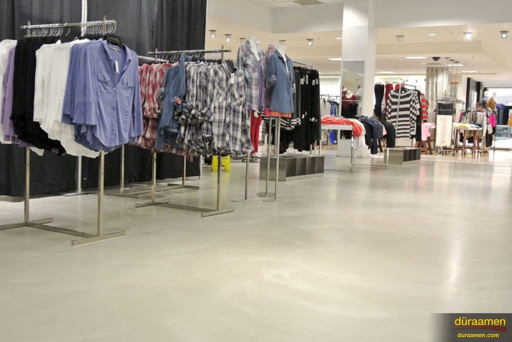 SelfLeveling Concrete in Bloomingdale's in Short Hills, NJ