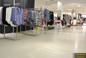 This Short Hills, NJ Bloomingdale’s department store had Düraamen self-leveling concrete flooring installed to help maintain their brand's high-end look and feel.