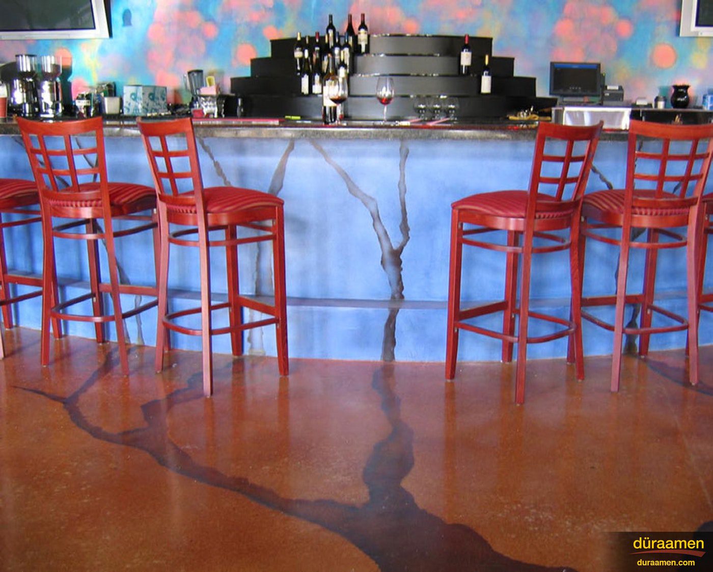 cafe lobby lounge 3 Epoxy Coating vs Traditional Flooring in Industrial Spaces Why Epoxy is the Best Choice | Duraamen Engineered Products Inc