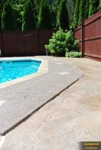 Because Uberdek is slip resistant it is ideal for use around swimming pools and other exterior concrete surfaces that are prone to be wet.