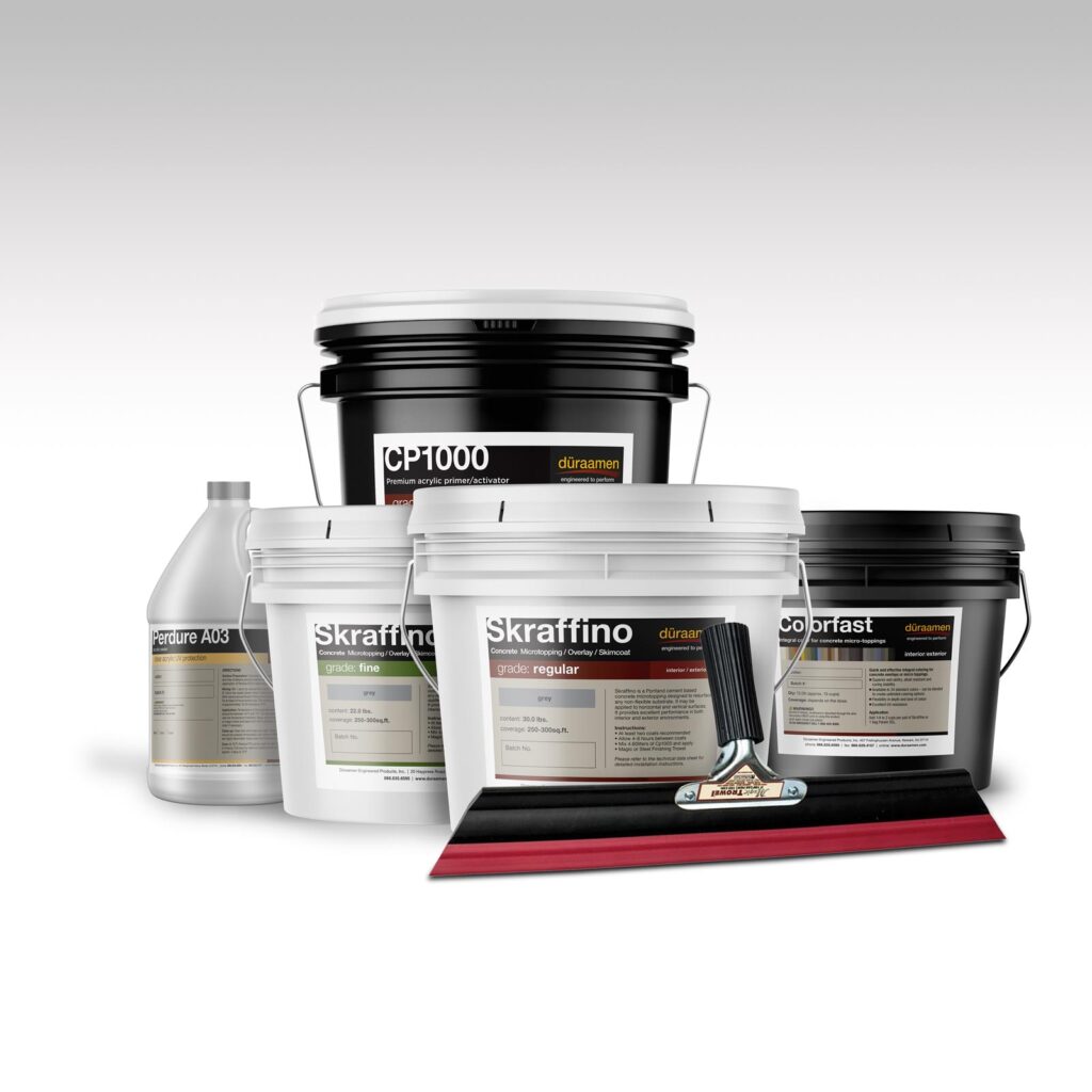 Skraffino Concrete Microtopping Kit