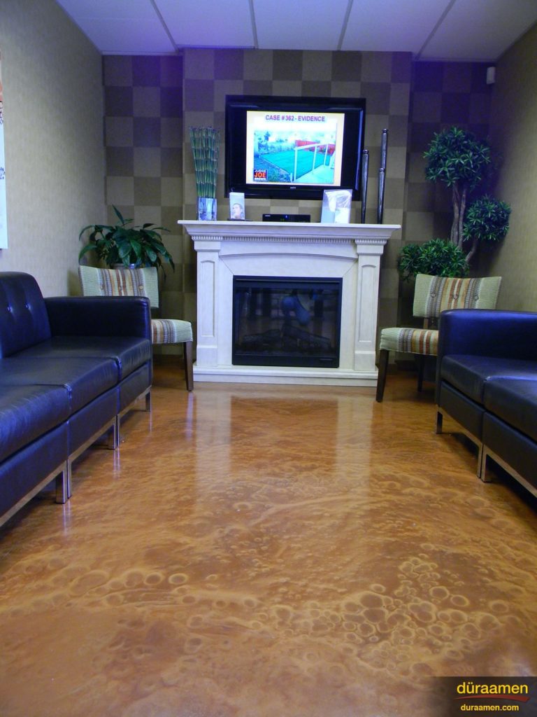 Metallic Epoxy Flooring in a Doctor's Office Cleveland, OH