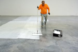 Epoxy floor coating is perfect for this warehouse