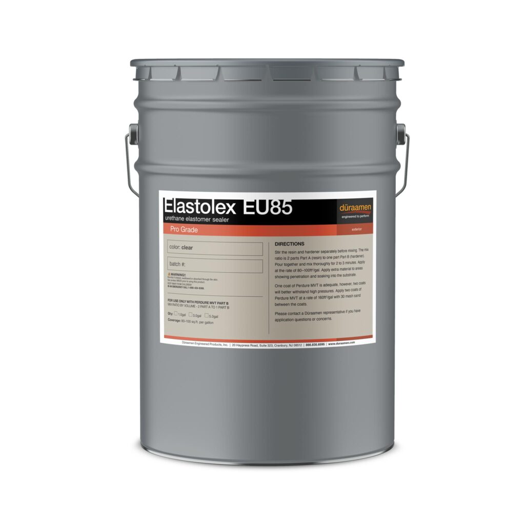 Elsatolex EU85 sealer for parking decks, balconies and more.