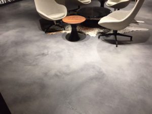 concrete microtopping floor | colonial warehouse