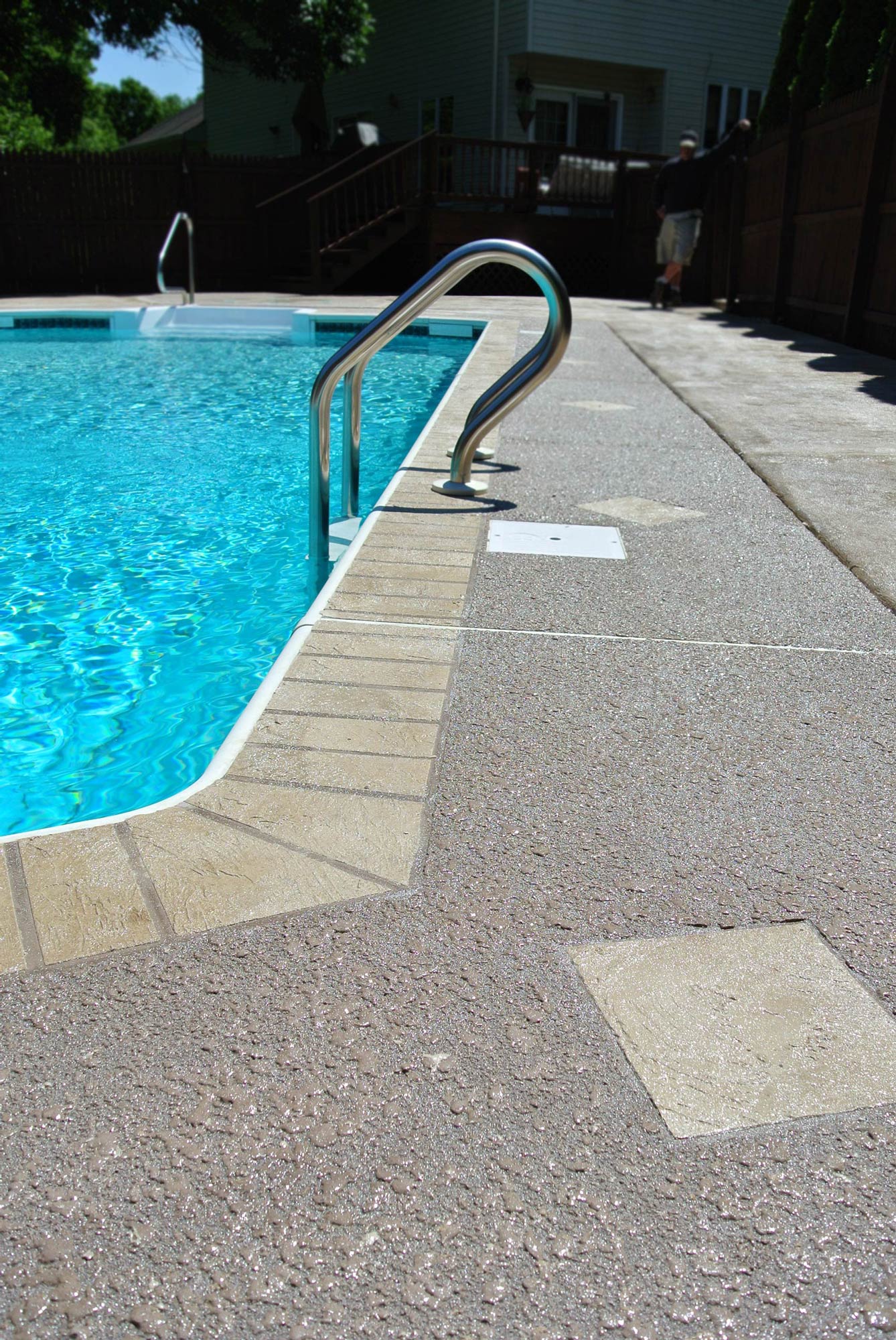 Resurface Pool Decks with Uberdek concrete overlay | Duraamen Engineered Products Inc