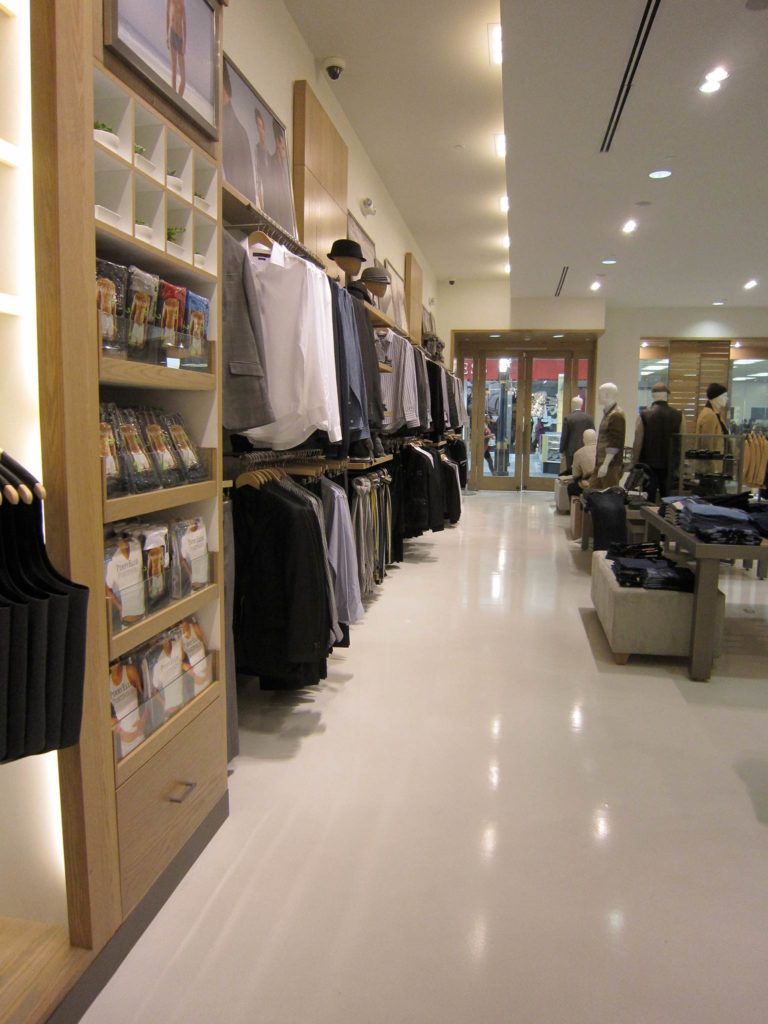 Perri Ellis Clothing Store sprayable polished concrete floors by Duraamen img0004