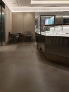 Tiffany & Co., NYC, Terrazzi Spayable Polished Concrete Floors by Duraamen. img-0011