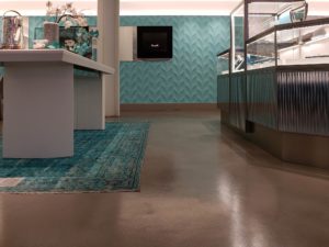 Tiffany & Co., NYC, Terrazzi Spayable Polished Concrete Floors by Duraamen. img-0004
