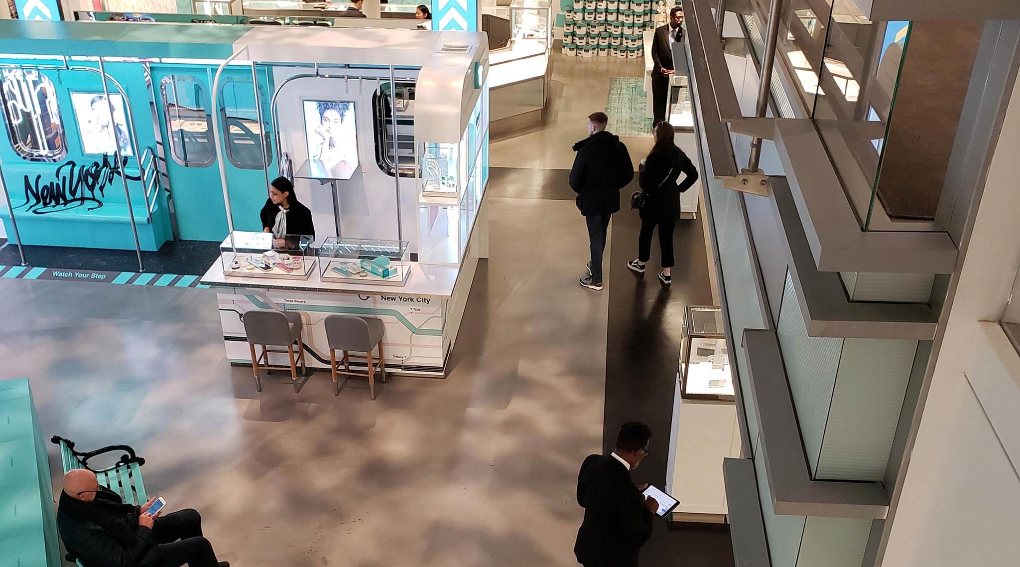 Tiffany Co NYC Terrazzi Spayable Polished Concrete Floors by Duraamen img 0001 Creating a Sophisticated and Stylish Concrete Retail Floor for Tiffany Co | Duraamen | Duraamen Engineered Products Inc