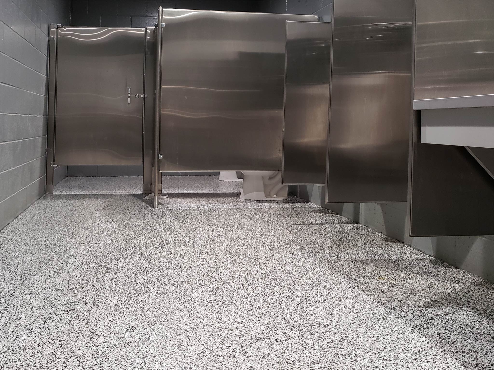 nbspVinyl Chips Flooring in high traffic Public Restrooms | Duraamen Engineered Products Inc