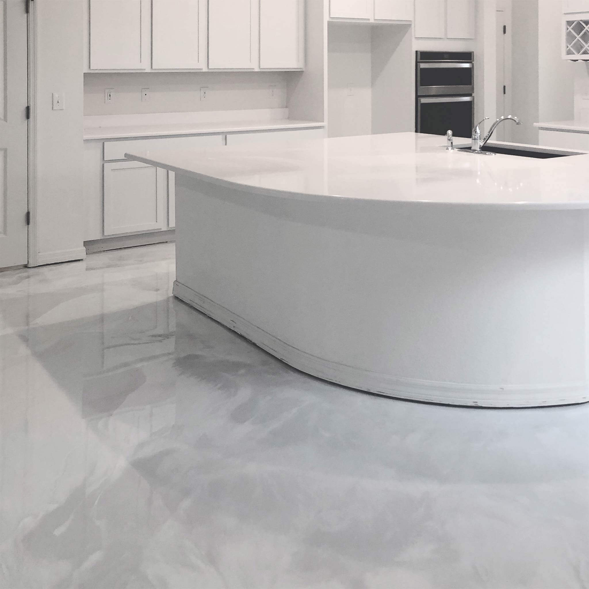 Epoxy White and Grey Marble Look – Satin Finish – Art Epoxy Designs