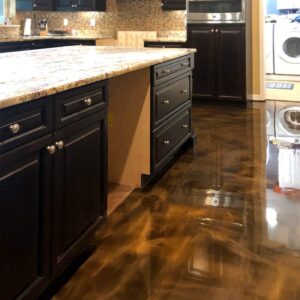 Metallic Epoxy flooring. Lumiere by Duraamen