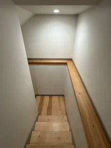 Wood staircase