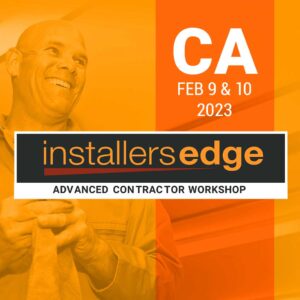 InstallersEdge Workshop | Hayward, CA, Fab 9 & 10 2023