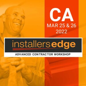 InstallersEdge Workshop Product Image | California March 25 & 26 2022