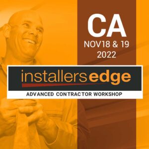 InstallersEdge California NOV 18 19 InstallersEdge Workshop | November 18 19 CA | Duraamen | Duraamen Engineered Products Inc