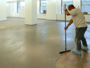 Installing a Polished Concrete Overlay