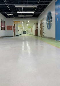 Terrazzi Sprayable Polished Concrete, NJ School 01
