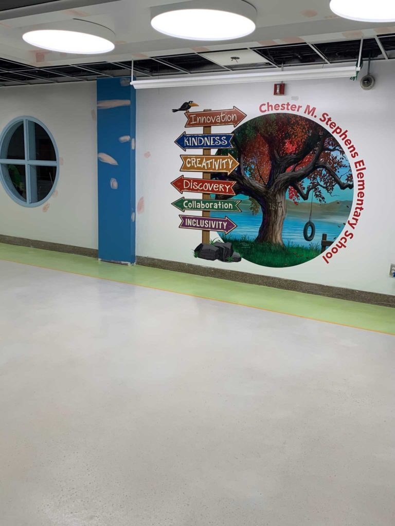 Terrazzi Sprayable Polished Concrete, NJ School 02