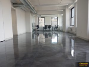 Lumiere designer epoxy system was installed in a office space on 530 7th Avenue in NYC.
