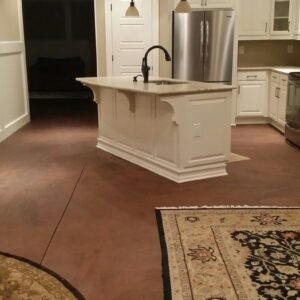 This concrete resurfacing project in Atlanta, GA was completed by a do it yourselfer.