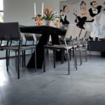 Dinging room 2 concrete microttopping floor