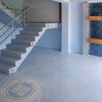 Tru Blue, Concrete microttopping floor