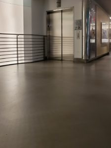 Tiffany's NYC Terrazzi Polished Concrete Floors. The sprayable polished concrete floor system