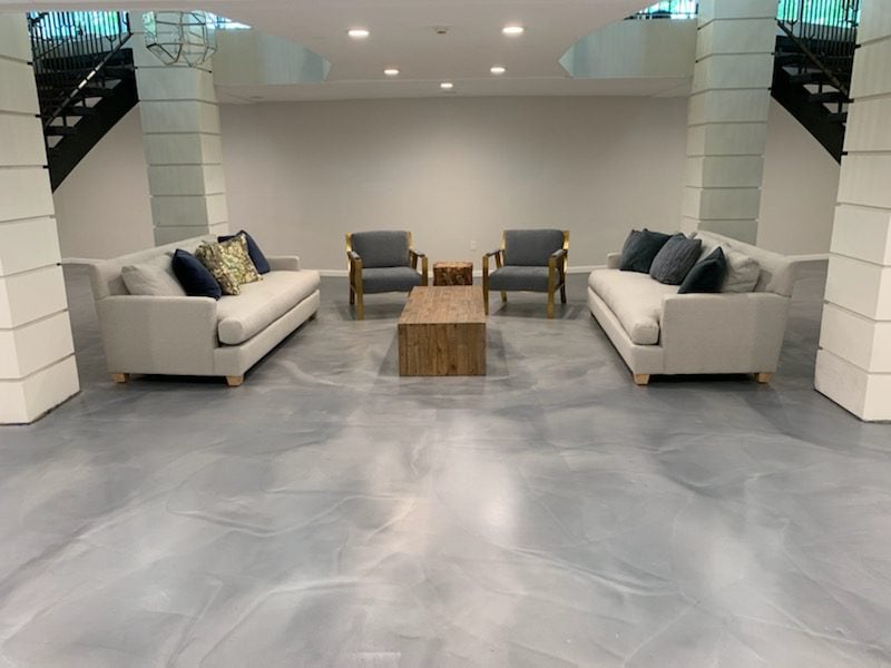 Metallic Epoxy Floor by Duraamen Westshore Towers Apartments NYC 05 Behind the Scenes The Technology Driving Polished Concrete Innovations | Duraamen Engineered Products Inc